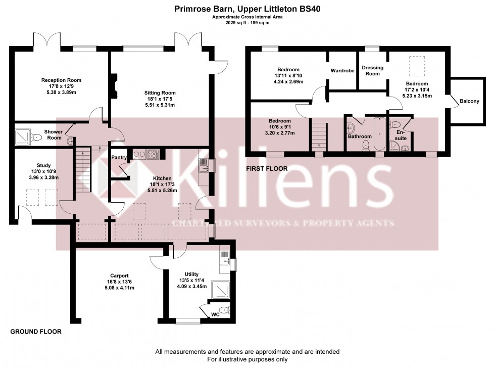 Floorplan for Winford, Bristol, Somerset