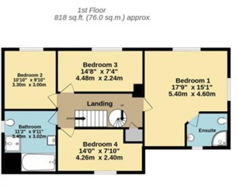 Floorplan for Keynsham, Bristol, Somerset