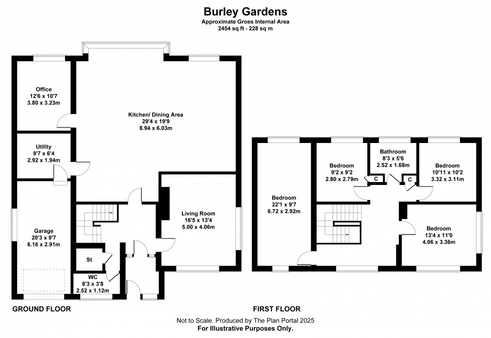 Floorplan for Street, Somerset