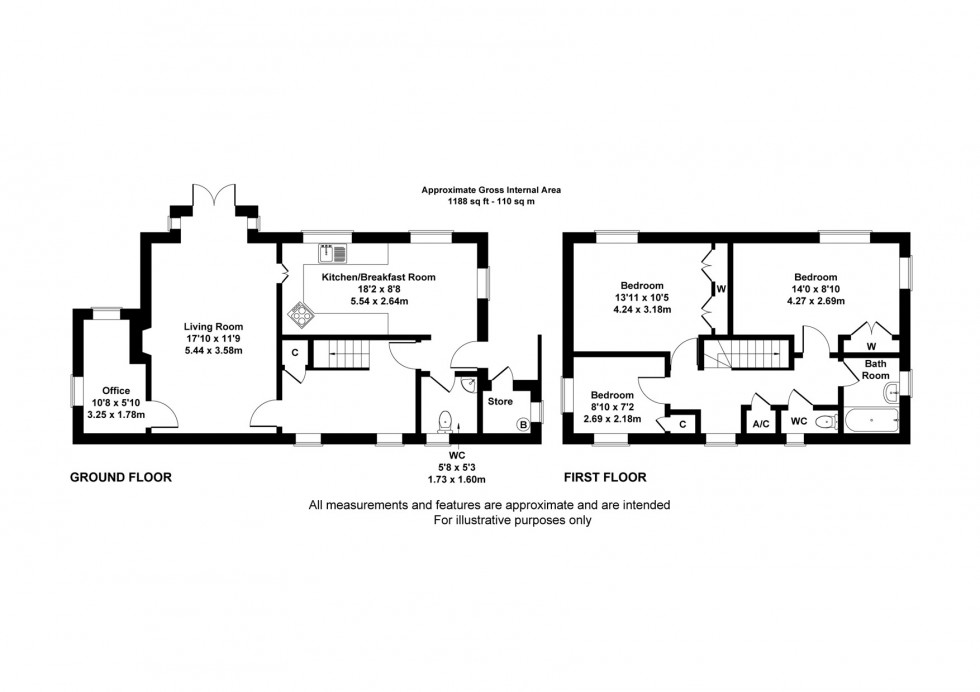 Floorplan for Bristol, Somerset