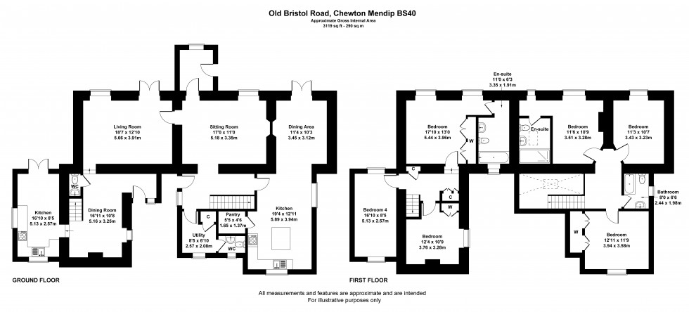 Floorplan for Bristol, Somerset