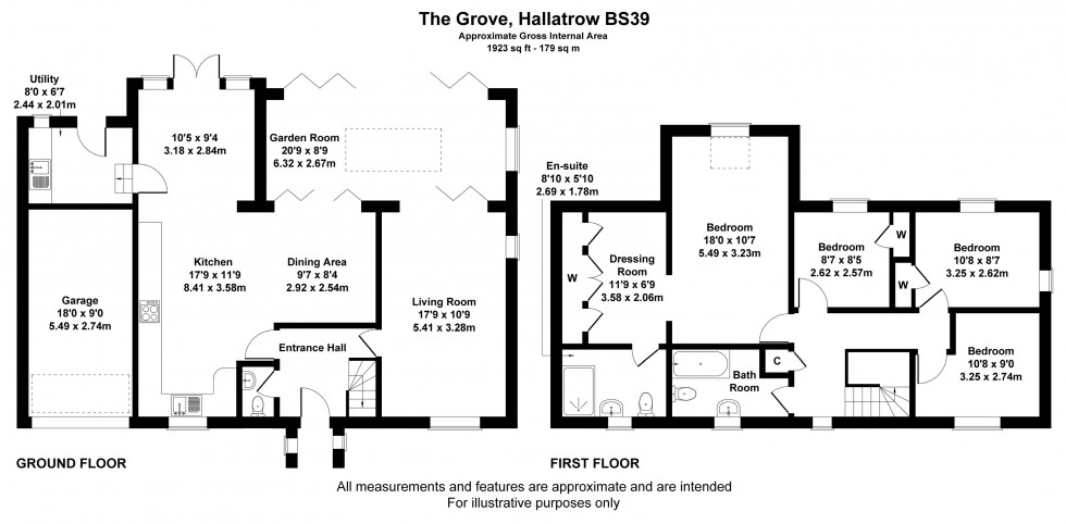 Floorplan for Hallatrow, Bristol, Bath And North East Somerset
