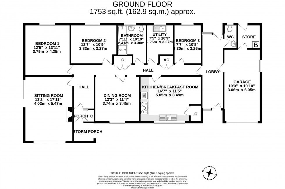 Floorplan for Bristol, Bath And North East Somerset