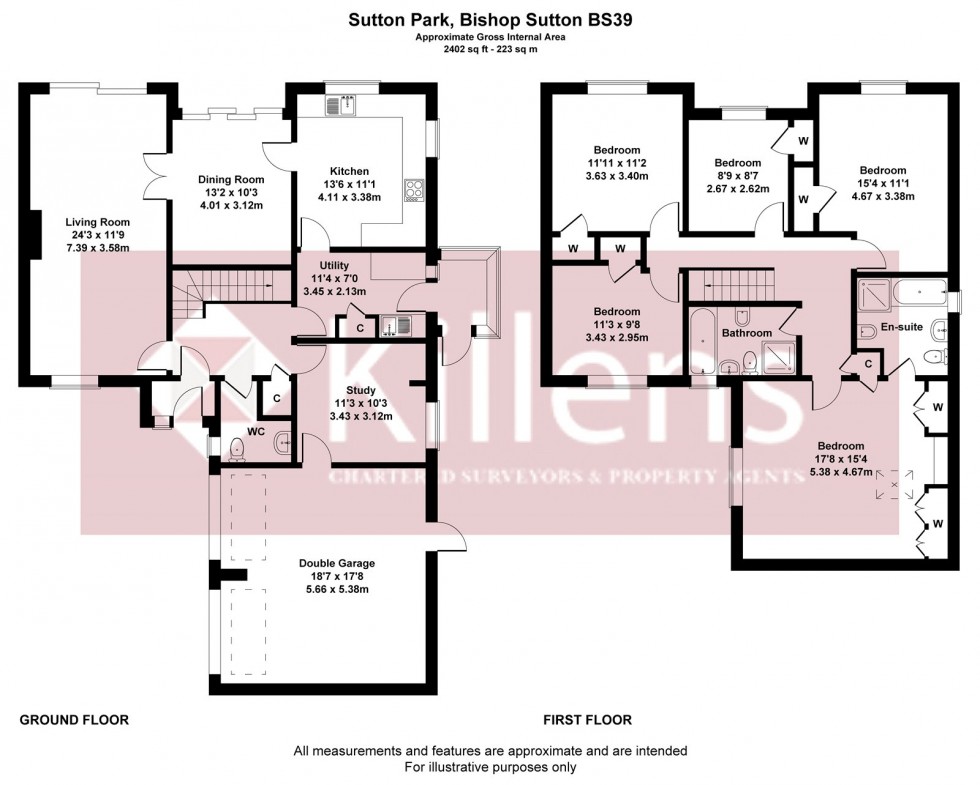 Floorplan for Bishop Sutton, Bristol, Somerset