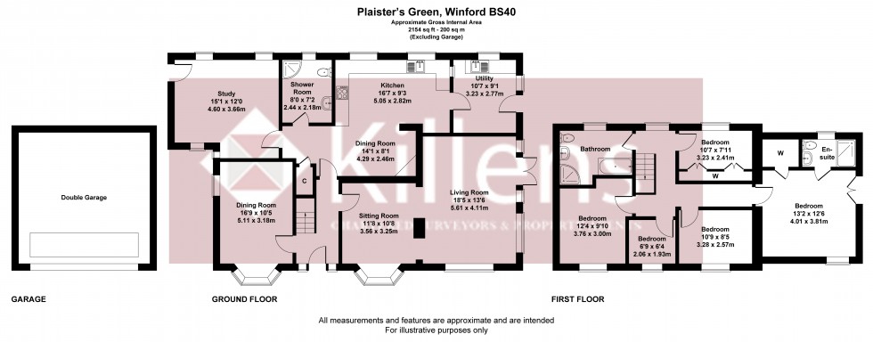 Floorplan for Winford, Bristol, Somerset