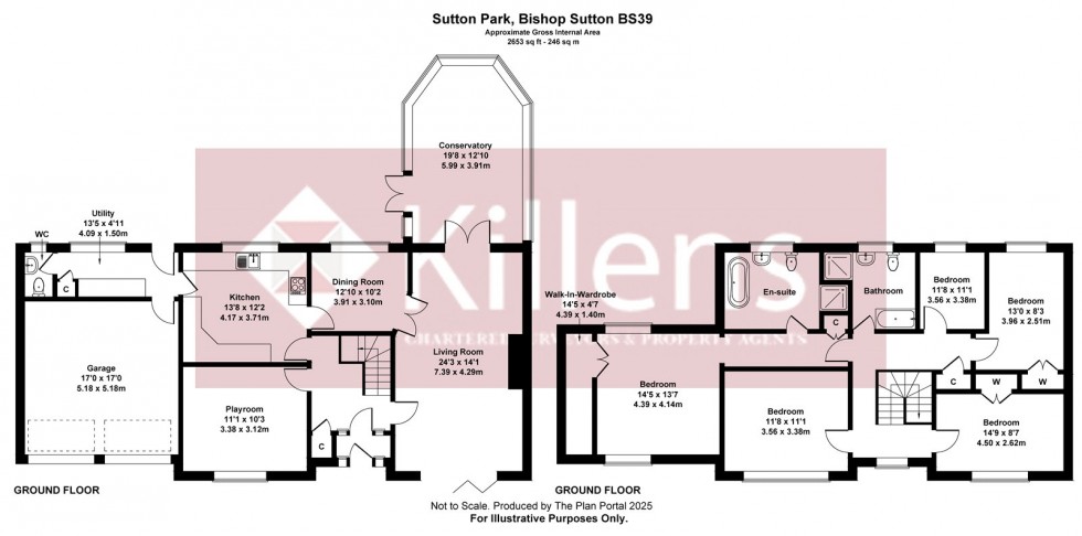 Floorplan for Bishop Sutton, Bristol, Somerset