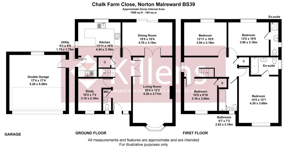 Floorplan for Norton Malreward, Pensford, Bristol