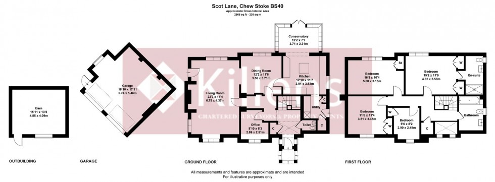 Floorplan for Chew Stoke, Bristol, Somerset