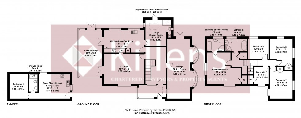 Floorplan for West Harptree, Bristol, Somerset