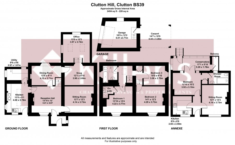 Floorplan for Clutton, Bristol, Somerset