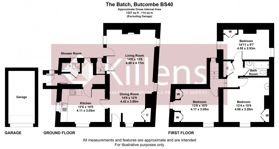 Floorplan for Bristol, Somerset