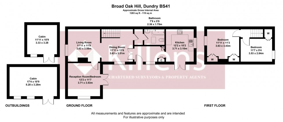 Floorplan for Dundry, Bristol, Somerset