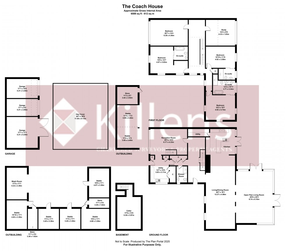 Floorplan for Chew Magna, Bristol, Somerset
