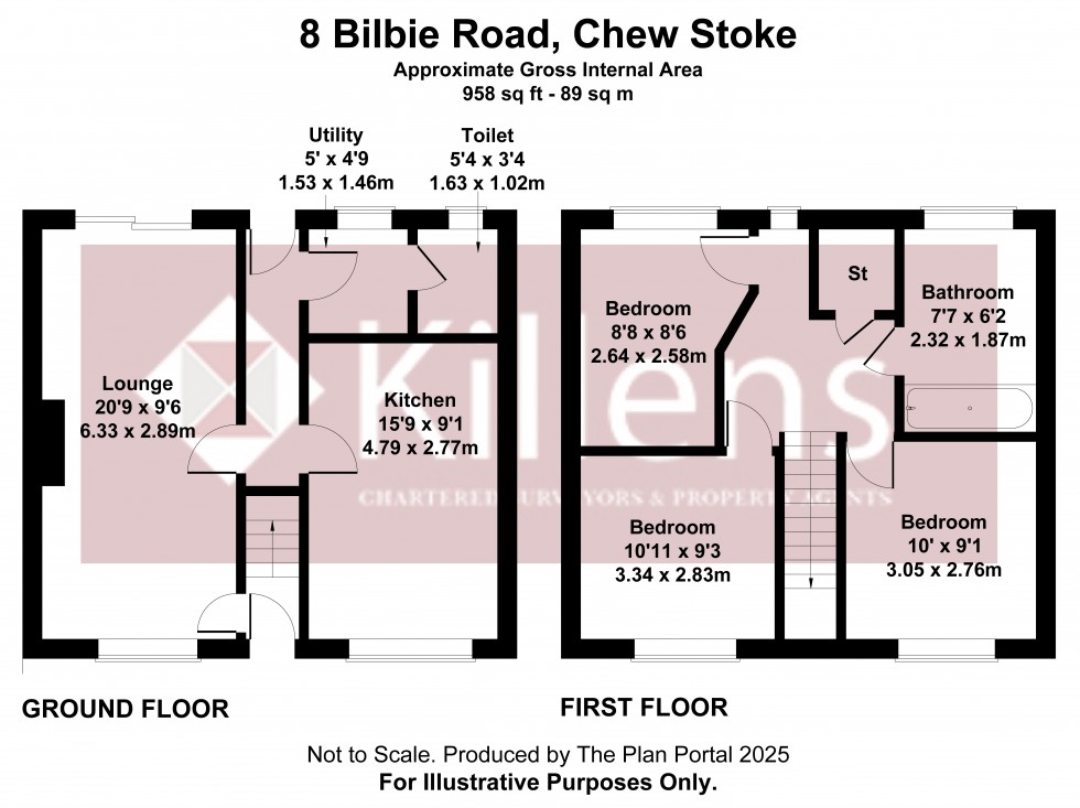 Floorplan for Chew Stoke, Bristol, Somerset