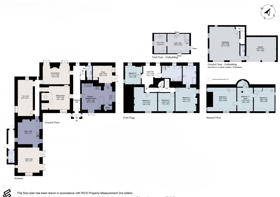 Floorplan for Chew Magna, Bristol, Somerset
