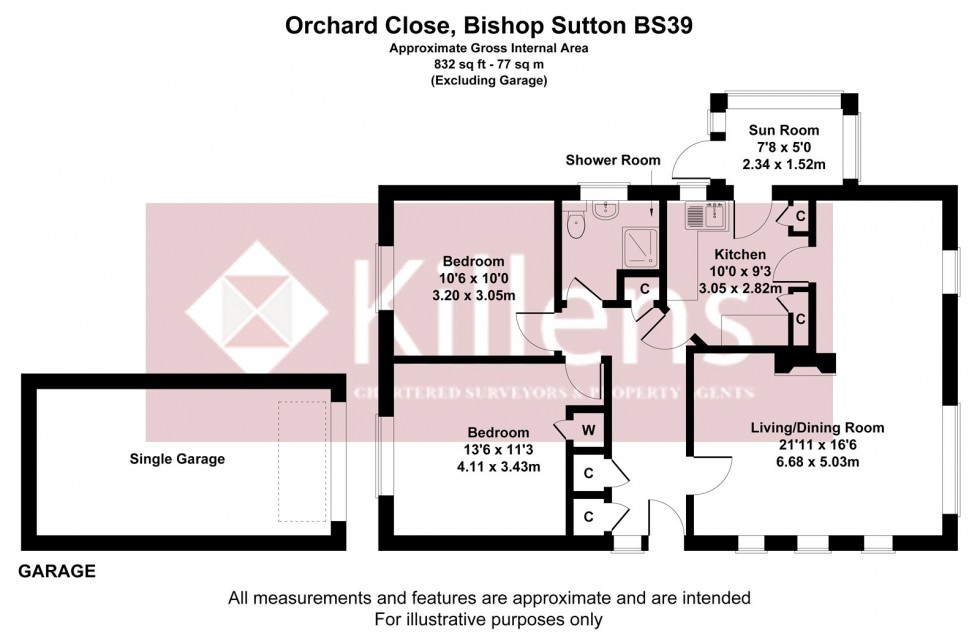 Floorplan for Bishop Sutton, Bristol, Somerset