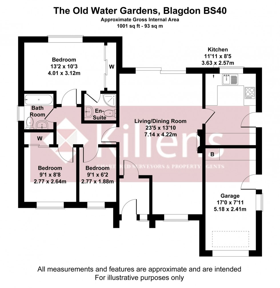 Floorplan for Blagdon, Bristol, Somerset