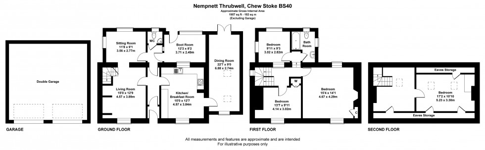 Floorplan for Chew Stoke, Bristol, Somerset