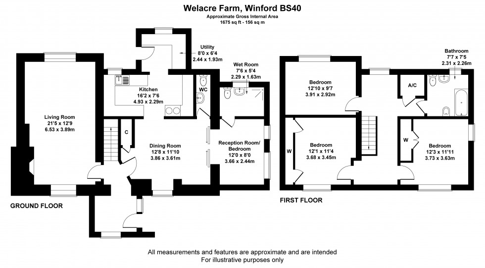 Floorplan for Winford, Bristol, Somerset