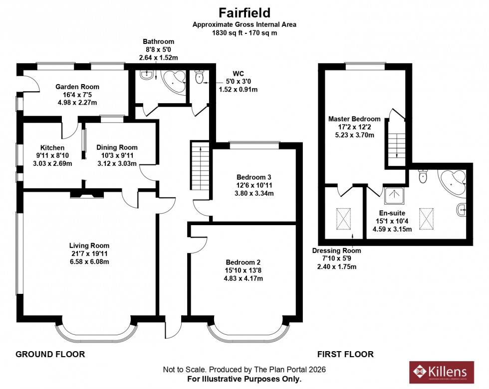 Floorplan for Dundry, Bristol, North Somerset