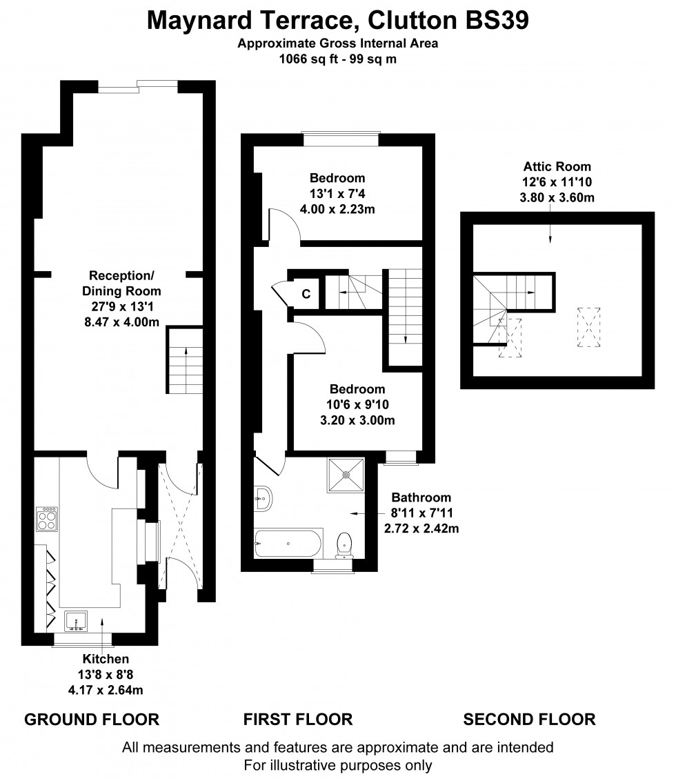 Floorplan for Clutton, Bristol, Somerset