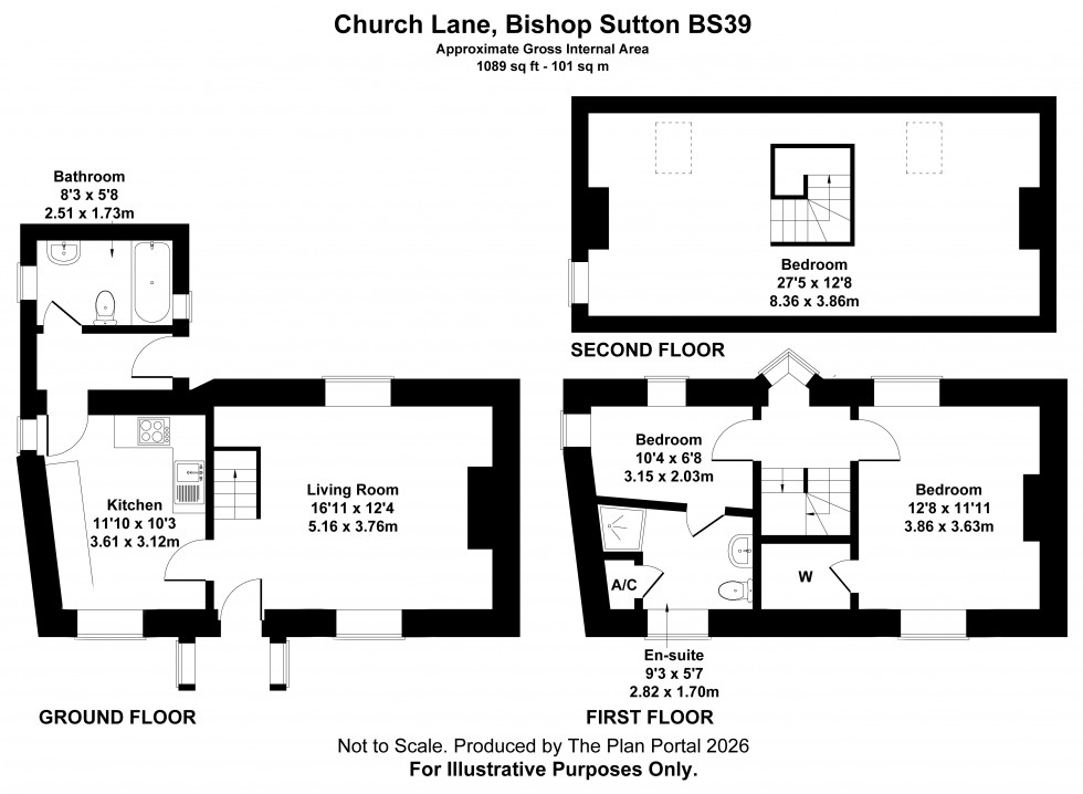 Floorplan for Bishop Sutton, Bristol, Somerset