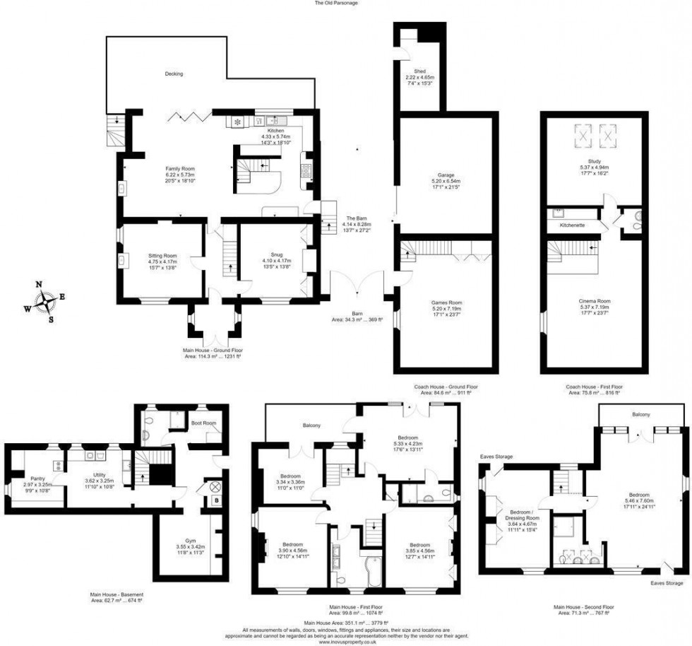 Floorplan for Blagdon, Bristol, Somerset