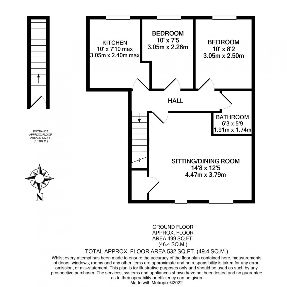 Floorplan for Somerton, Somerset