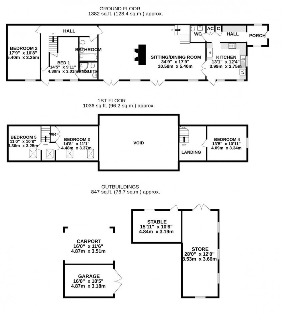 Floorplan for Frome, Somerset