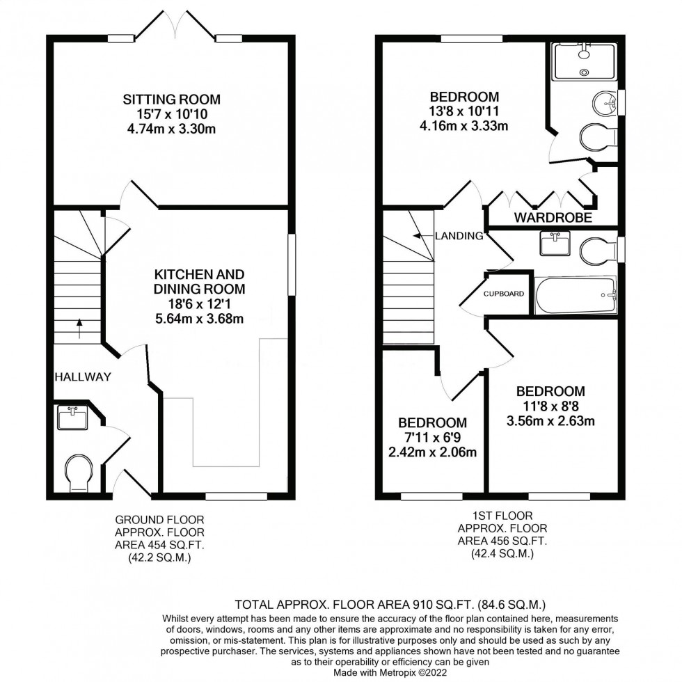 Floorplan for Somerton, Somerset