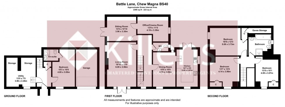 Floorplan for Chew Magna, Bristol, Bath And North East Somerset