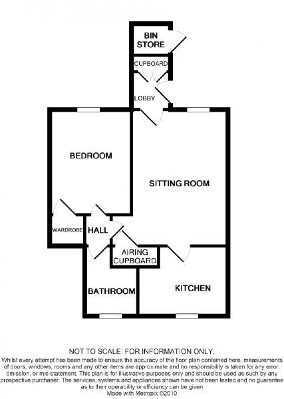Floorplan for Wookey Hole Road, Wells, Somerset