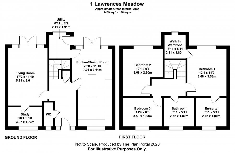 Floorplan for Somerton, Somerset