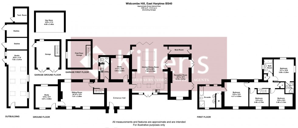 Floorplan for East Harptree, Bristol, Bath And North East Somerset
