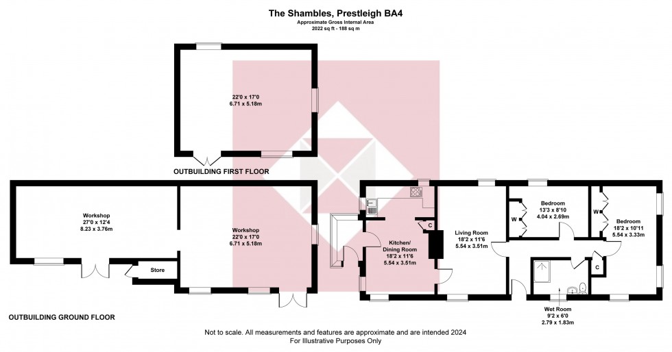 Floorplan for Shepton Mallet, Somerset