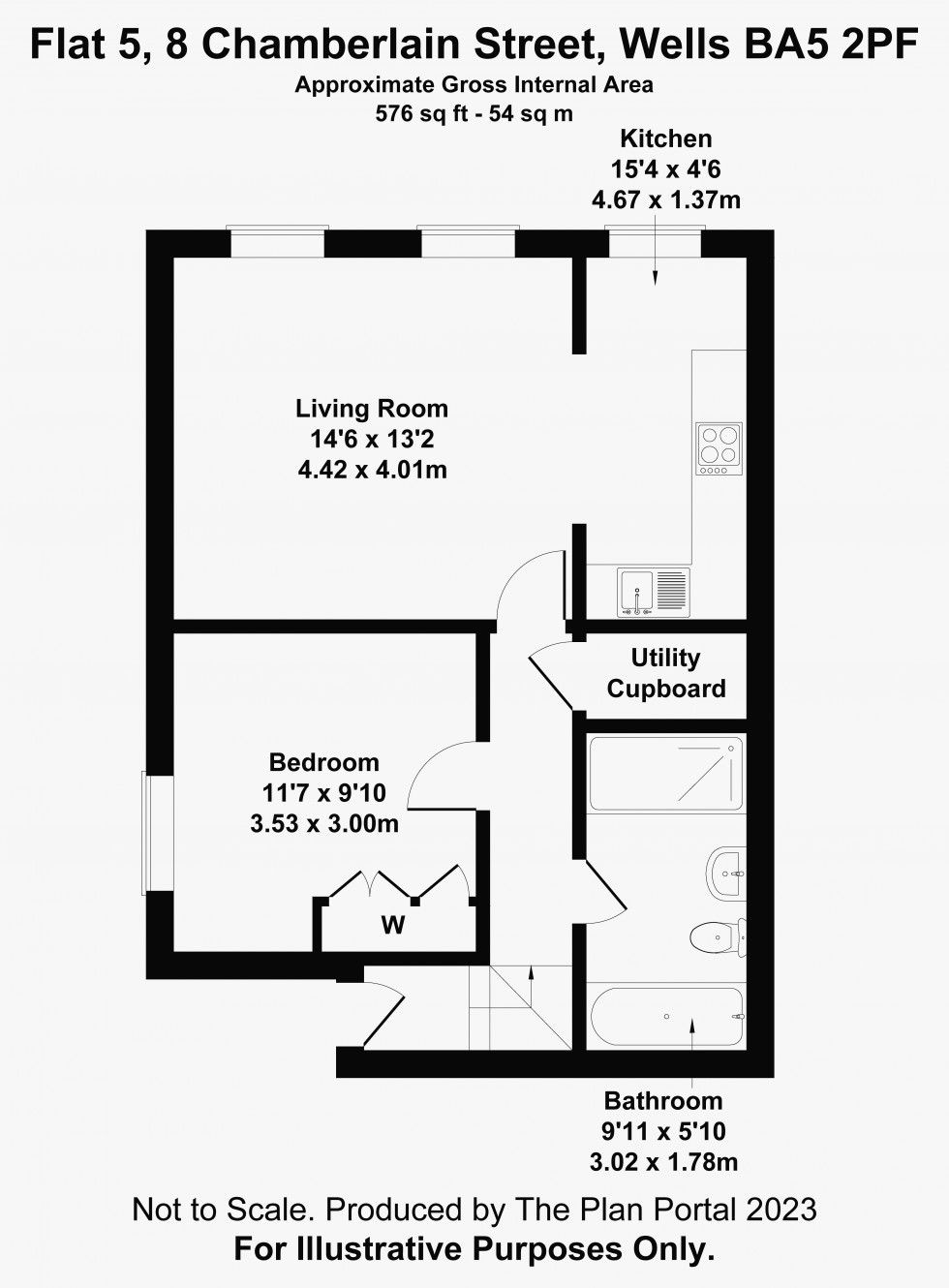 Floorplan for Wells, Somerset