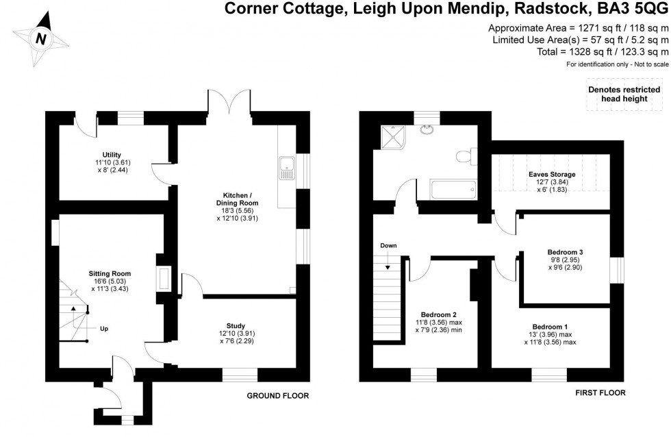 Floorplan for Radstock, Leigh upon Mendip