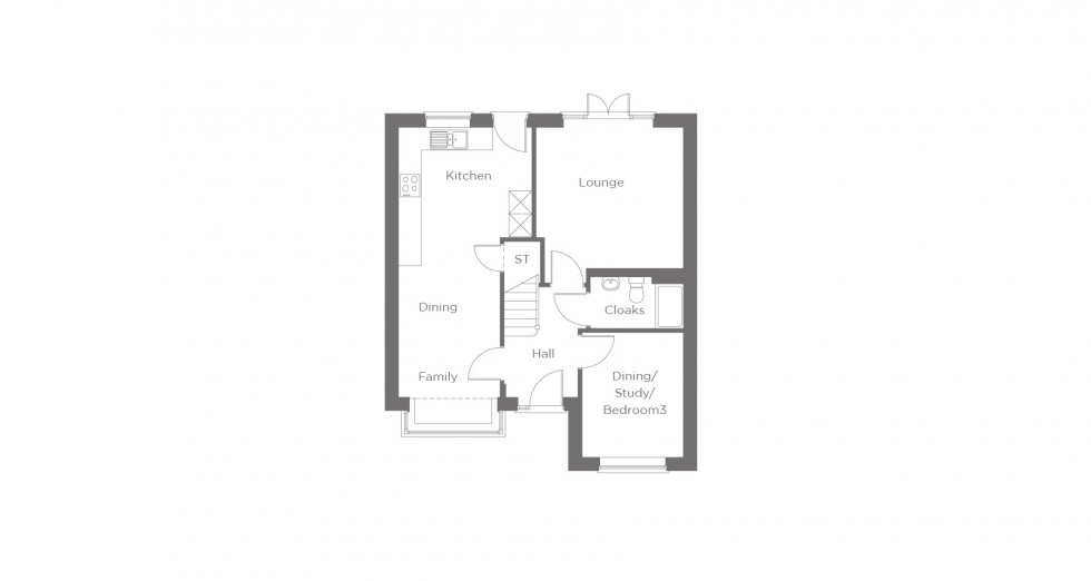 Floorplan for Glastonbury, Somerset