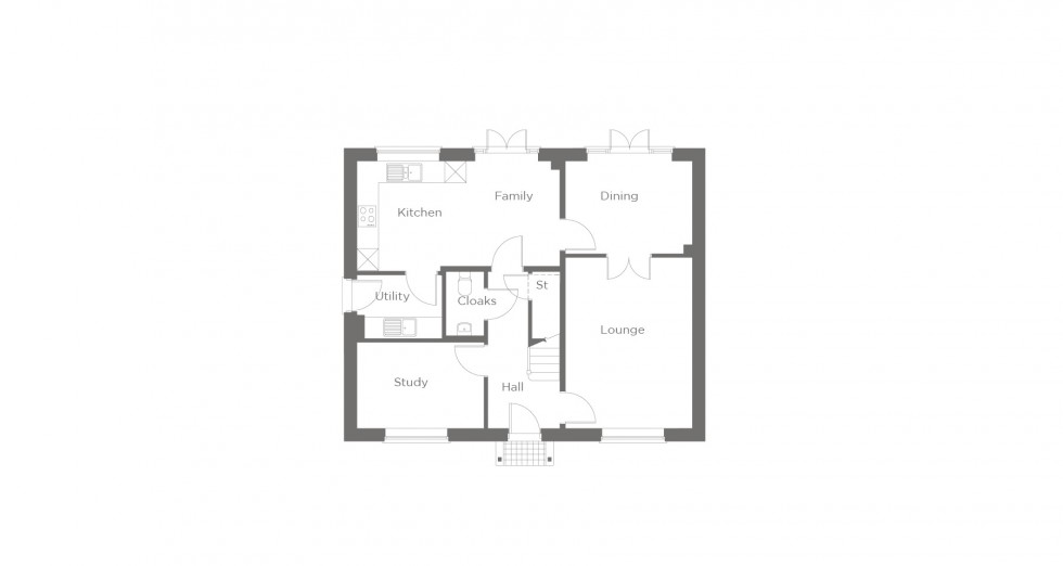 Floorplan for Glastonbury, Somerset