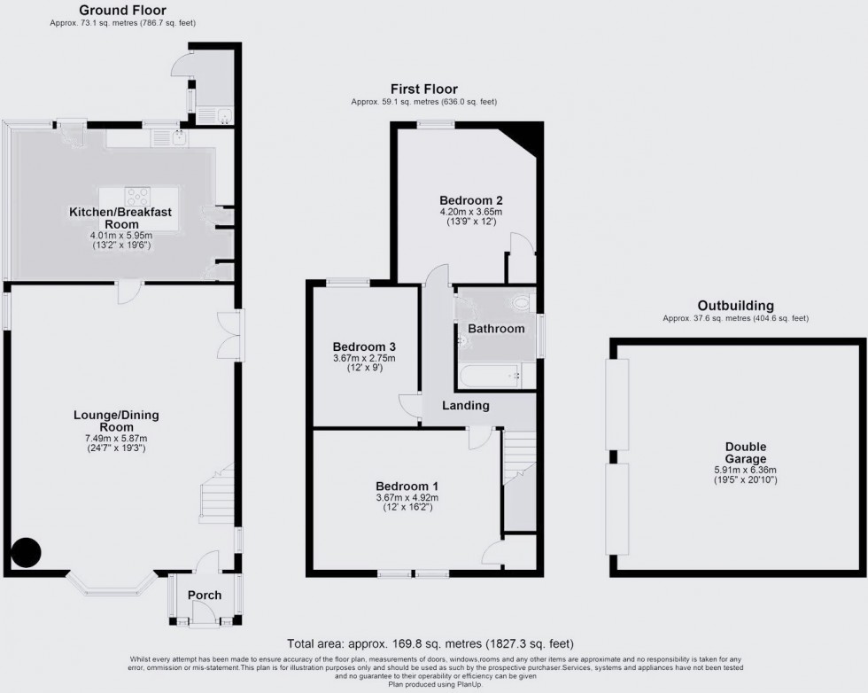 Floorplan for Paulton, Bristol, Somerset