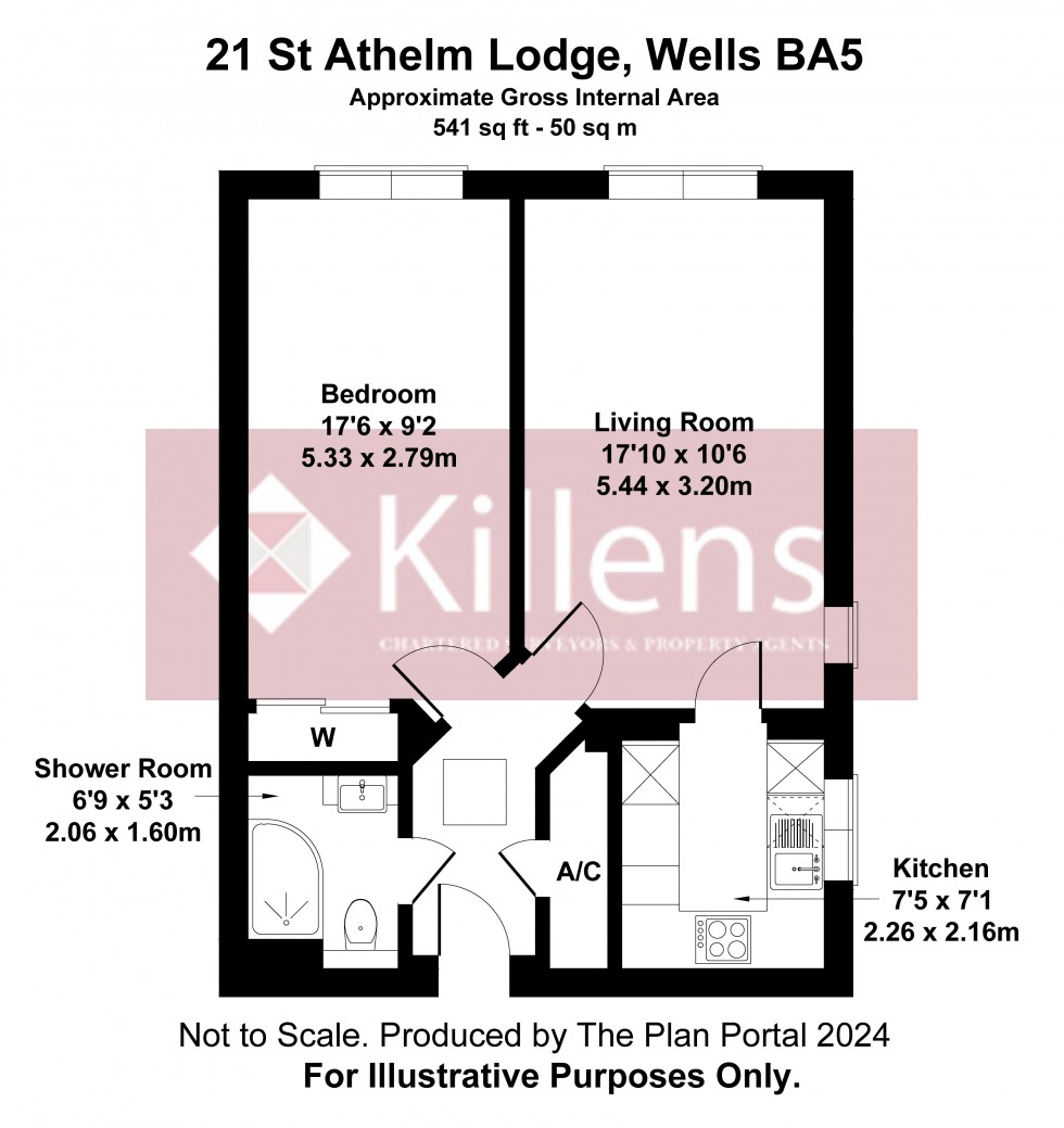 Floorplan for Wells, Somerset