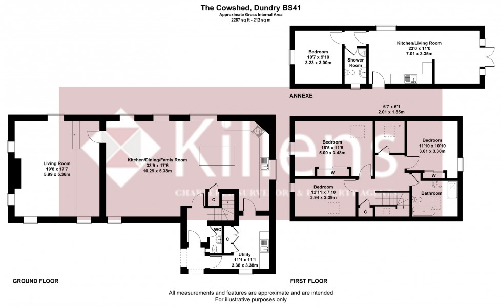 Floorplan for Dundry, Bristol, Somerset