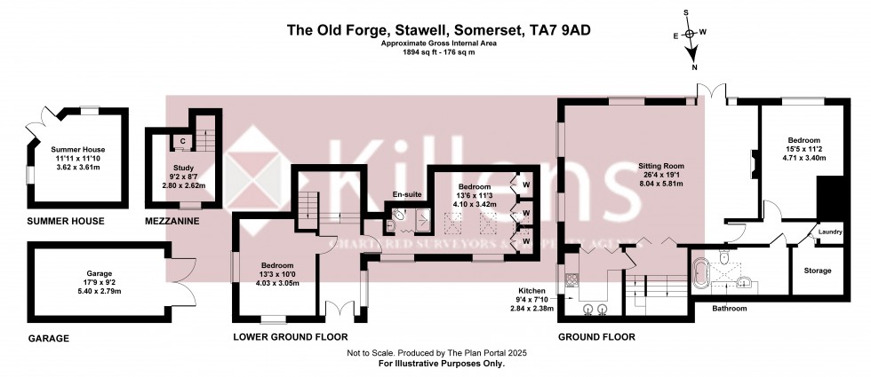 Floorplan for Stawell, Somerset