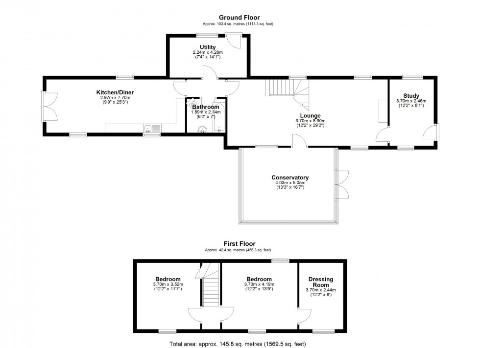 Floorplan for Evercreech, Shepton Mallet, Somerset