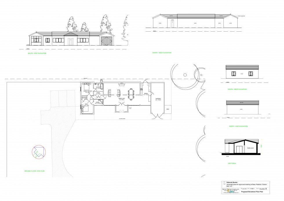 Floorplan for Easton, Wells, Somerset