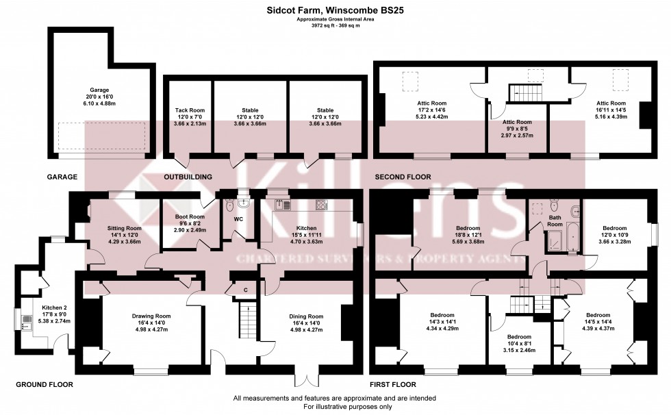Floorplan for Winscombe, Somerset