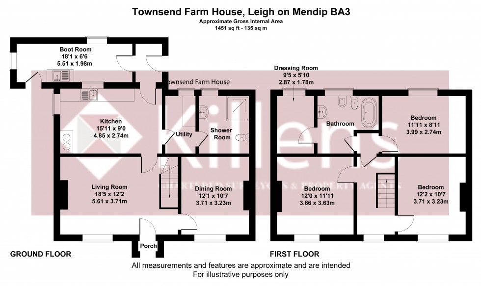 Floorplan for Leigh upon Mendip, Radstock, Somerset