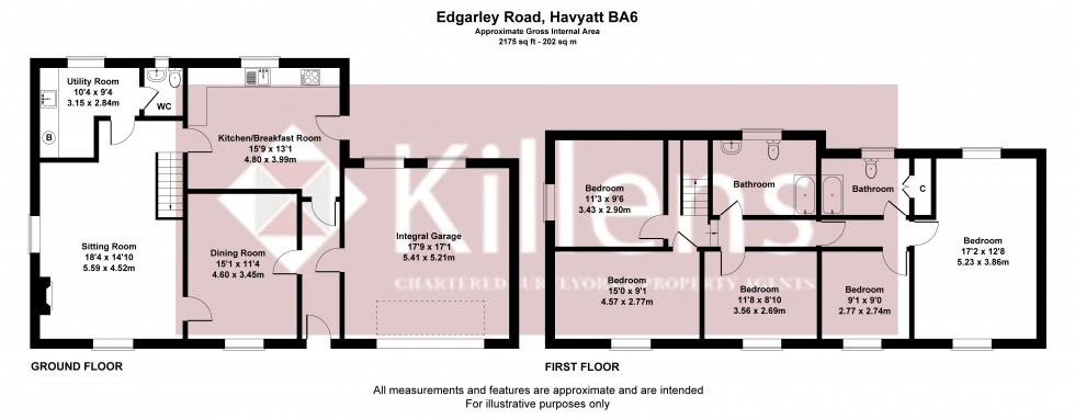 Floorplan for Glastonbury, Somerset