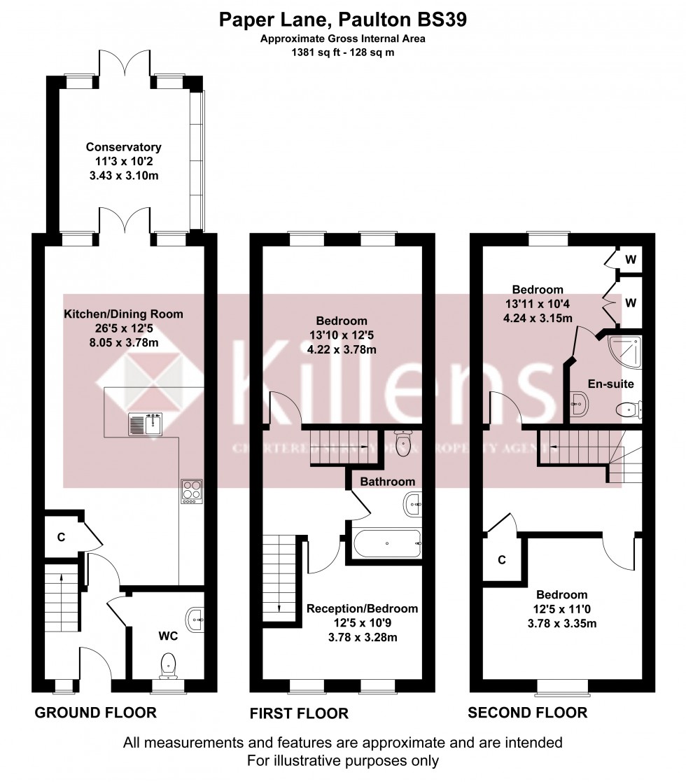 Floorplan for Paulton, Bristol, Somerset