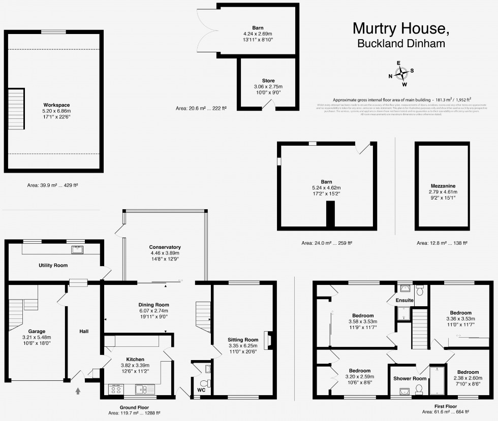 Floorplan for Frome, Somerset